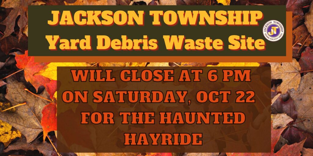Yard Waste Closed for Haunted Hayride